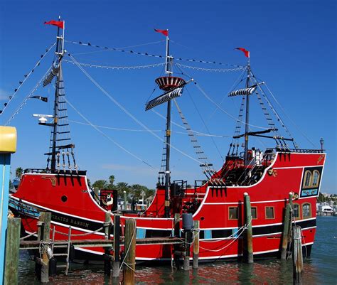 Pirate ship clearwater - Answer 1 of 9: Hi! We are going to Clearwater June 2nd and can't wait. I was watching Travel Channel (Floridas top ten beaches) last night and Clearwater was #5! They did show a clip of the pirate ship, memo's?, and it looked like it was catered to kids. I...